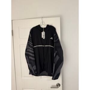 Adidas Own The Run Slim Fit Seasonal Zip‑Front Jacket XL NWT Running Windbreaker